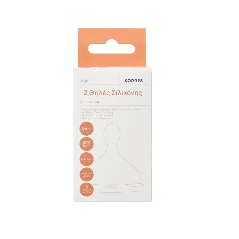 KORRES Agali Soft Silicone Slow Flow Silicon Thread S 0m+ x2 — preț și oferte