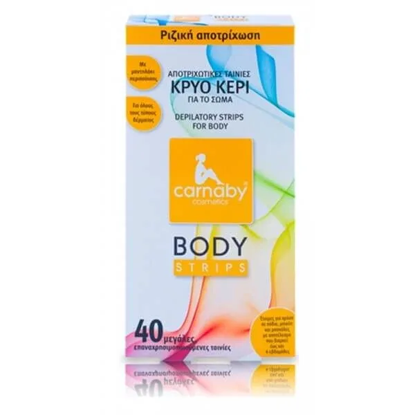 CARNABY Body Strips Benzile de ceară rece pentru corp x40 — preț și oferte