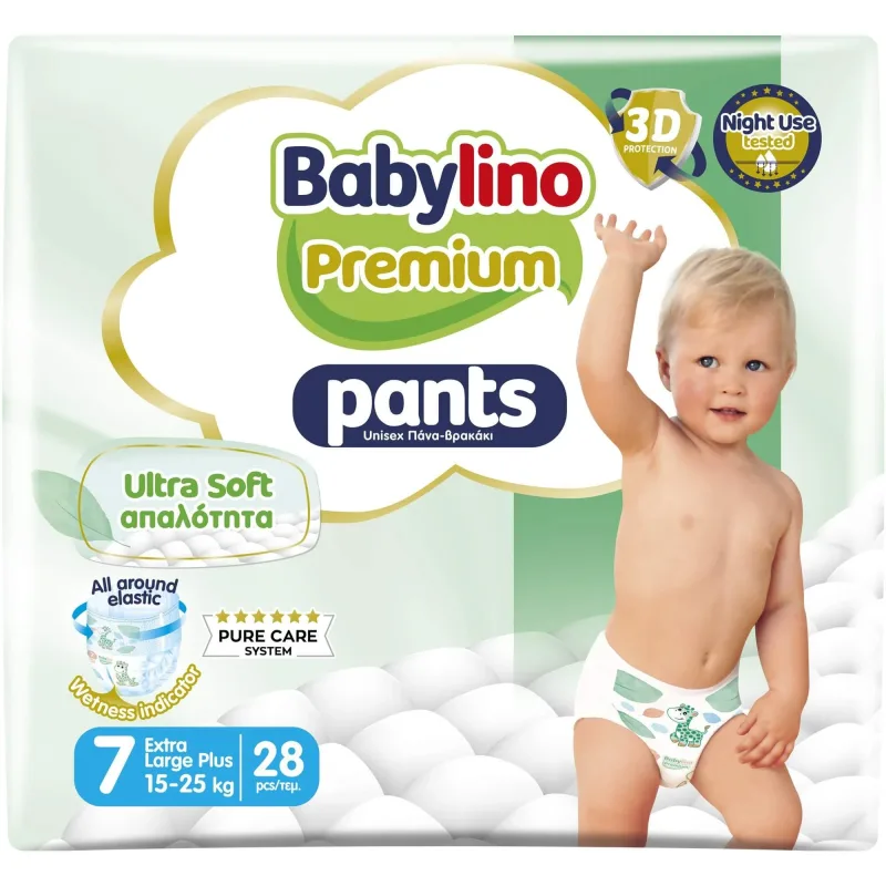 BABYLINO Pantaloni Premium Soft No 7 Pentru 15-25kg 28 bucăți — preț și oferte