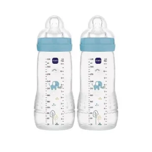 MAM Easy Active Sticlă din plastic cu mamelon din silicon 330ml pentru 4+ luni 365SBc