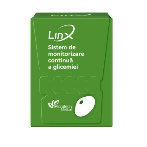 Senzor de monitorizare continua a glicemiei (CGM), LinX  | 15 zile MICROTECH MEDICAL — preț și oferte