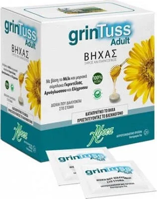 ABOCA Grintuss Adult Poliresin tablete pentru adulți pentru tuse uscată și productivă x20 tablete - Expiră 30/06/2026 — preț și oferte