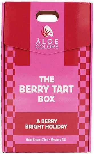 ALOE COLORS Xmas Promo The Berry Tart Box With Berry Xmas Hand Cream Cremă de mâini hidratantă, 75ml & Mystery Gift — preț și oferte