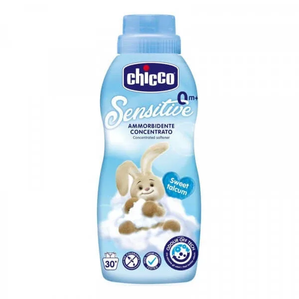 CHICCO Sensitive Sweet Talcum Super Concentrated Baby Clothes Softener cu parfum "Talc" 750ml — preț și oferte