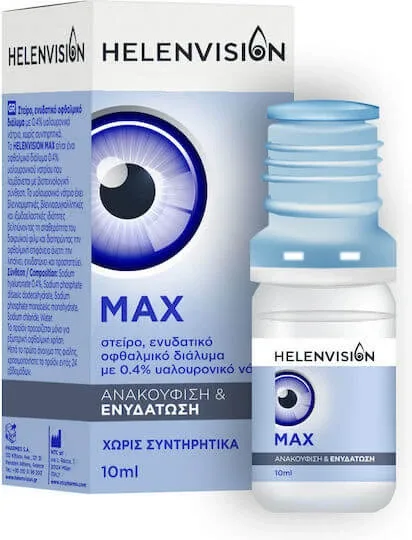 HELENVISION Max soluție oftalmică cu 0,4% hialuronat de sodiu, 10ml — preț și oferte