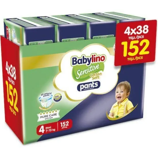 BABYLINO Pantaloni din bumbac Pantaloni moi nr. 4 7-13kg (38x4) 152 Bucăți — preț și oferte