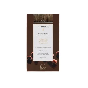 KORRES Argan Oil Advanced Colorant Vopsea de păr 6.73 Golden Cocoa