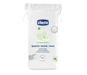 CHICCO Baby Moments Șervețele moi din bumbac x60