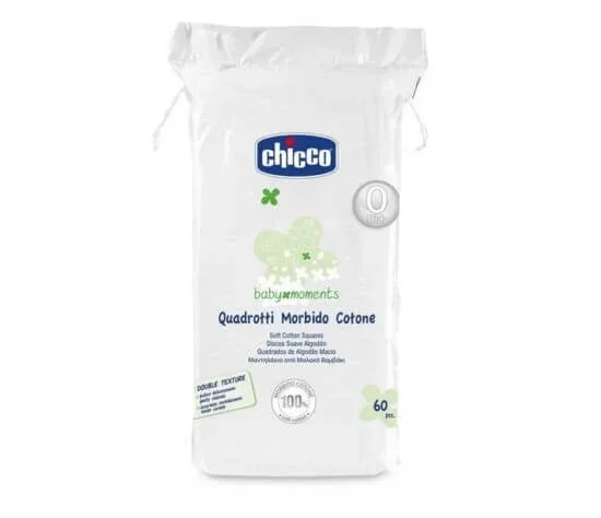 CHICCO Baby Moments Șervețele moi din bumbac x60 — preț și oferte