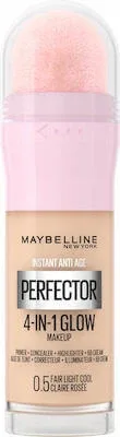 MAYBELLINE Instant Anti-Age Perfector 4-in-1 Glow Makeup Machiaj multifuncțional pentru o piele strălucitoare 20ml 0.5 Fair Light Cool Maybelline New York — preț și oferte