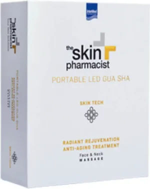 SKIN PHARMACIST portabil Led Gua Sha Masaj facial Led portabil Led dispozitiv de masaj pentru față și gât fermitate
