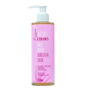 ALOE+COLORS Gel de curățare pentru pielea sensibilă cu mușețel 250ml