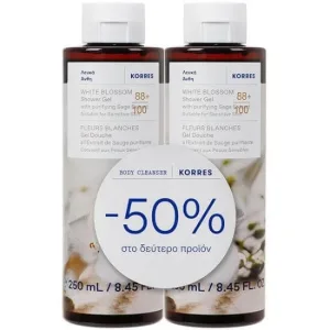 Gel de duș KORRES White Blossom 250ml (-50% la al doilea produs)