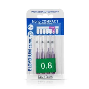 ELGYDIUM Perii interdentare Clinic Mono Compact 0.8mm x4