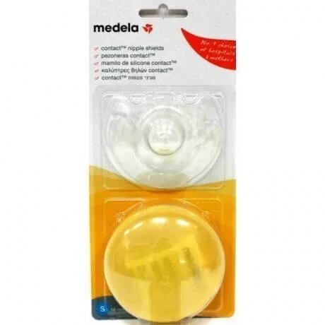 MEDELA Contact Nipple Shields-Silicone Nipple Shields cu cutie mică — preț și oferte