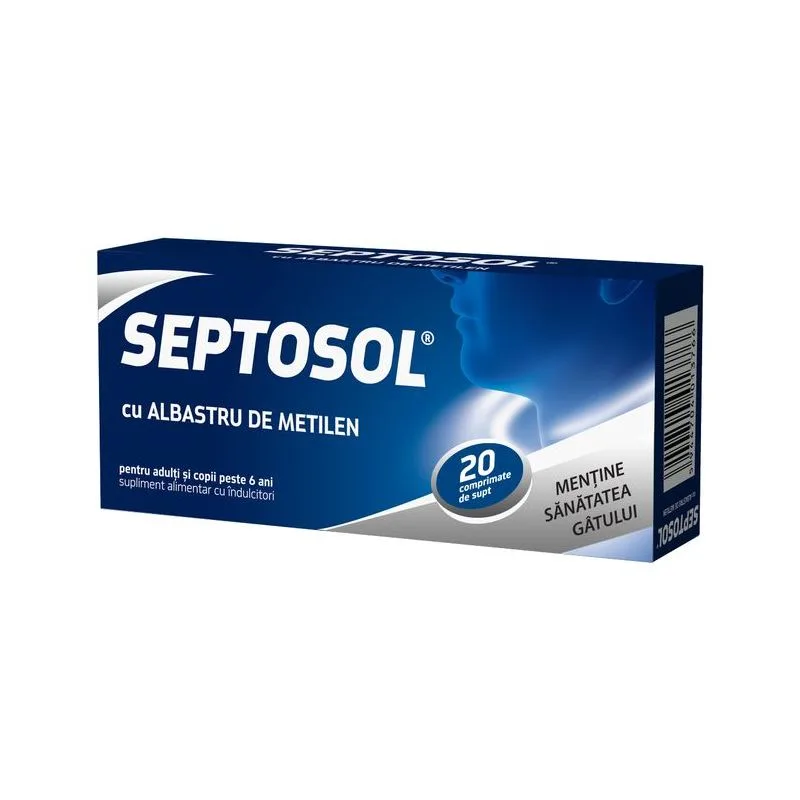 Septosol cu albastru de metilen | 20 de comprimate BIOFARM — preț și oferte