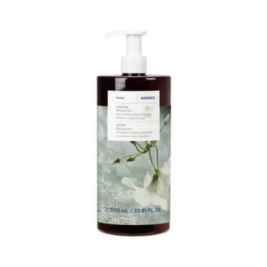 KORRES Jasmine Renewing Body Cleanser Gel de duș răcoritor cu parfum proaspăt de iasomie 1000ml — preț și oferte