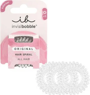 AMBITAS Invisibobble Original Crystal Clear 3 bucăți