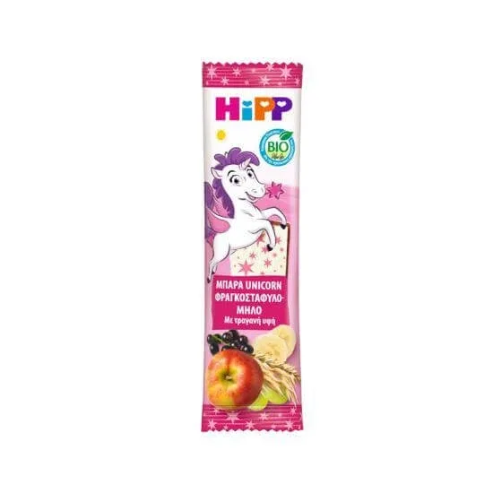 HIPP Copii Organic Unicorn Bar cu Blackcurrant & Apple De la 3+ ani 30g — preț și oferte