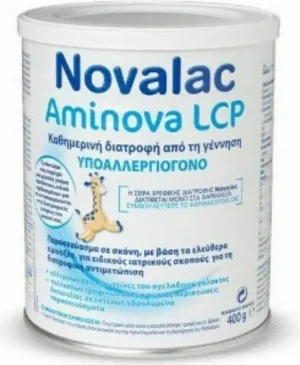 NOVALAC Lapte praf Aminova LCP 0m+ 400gr