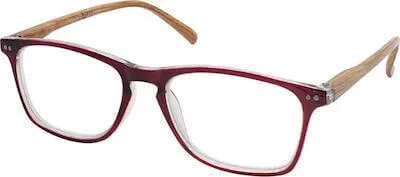 Ochelari EYELEAD Presbyopia - Ochelari de citit cu braț din lemn Bordeaux E213 +4.00 — preț și oferte