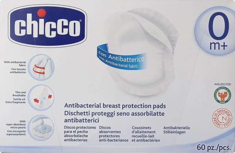 CHICCO Tampoane de sân Tampoane de sân antibacteriene x60 bucăți — preț și oferte