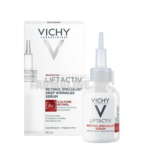 Ser antirid cu retinol pentru riduri pronuntate Liftactiv Retinol Specialist, Vichy | 30 ml — preț și oferte