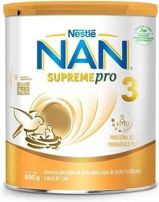NAN Supreme Pro 3 Lapte praf din primul an 800gr — preț și oferte