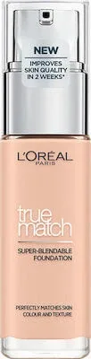Fond de ten LOREAL True Match Super Blendable - machiaj lichid hidratant 30ml 1R Rose Ivory