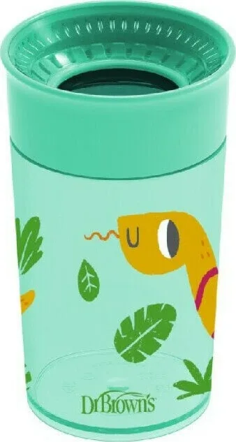 Cana de învățare DR BROWN'S 360° 300ml Verde TC 01095 — preț și oferte