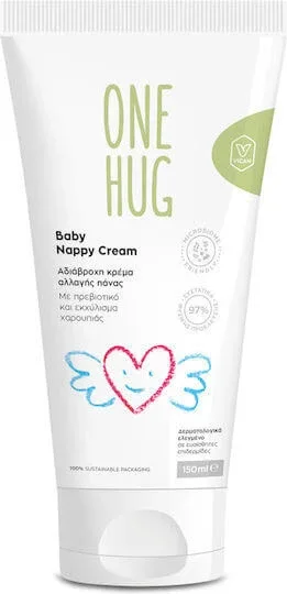 ONE HUG Baby Nappy Cream Cremă impermeabilă pentru schimbarea scutecului 150ml — preț și oferte