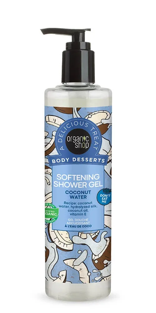 NATURA SIBERICA Organic Shop Body Desserts Coconut Water, Gel de duș delicat, 280 ml — preț și oferte
