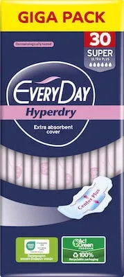 EVERYDAY Giga Pack Hyperdry Super Ultra Plus 30 bucăți