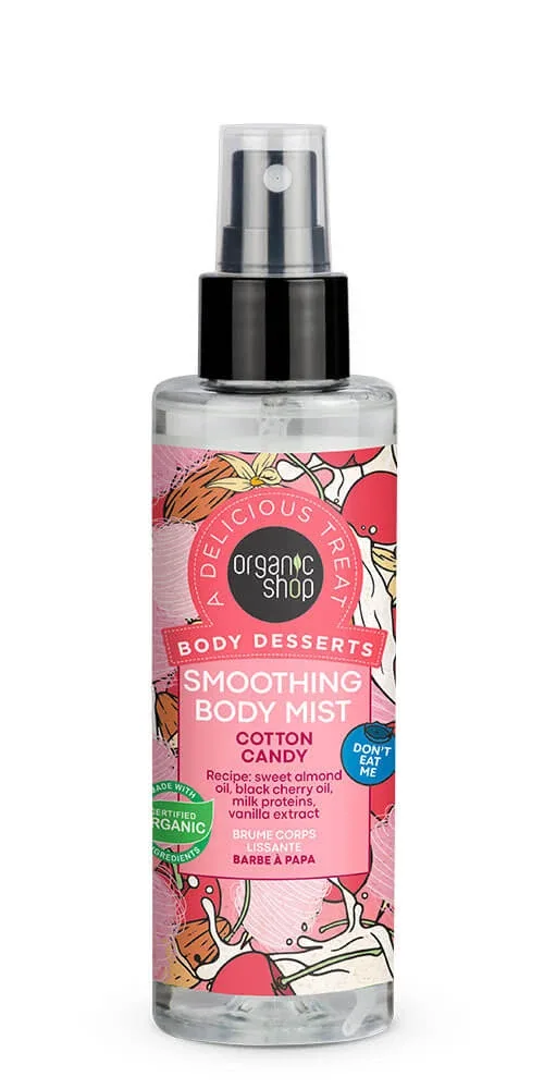 NATURA SIBERICA Organic Shop Body Desserts Cotton Candy, ceață de corp calmantă, 200 ml — preț și oferte