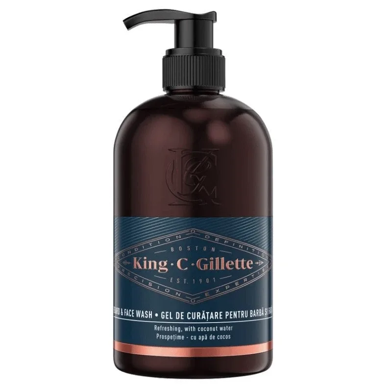 GILLETTE King C Beard & Face Wash King C Men's Beard & Face Wash 350ml — preț și oferte