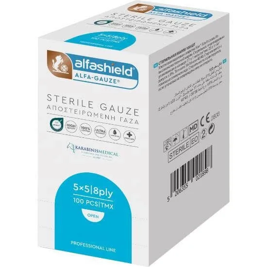 ALFASHIELD tifon steril 5x5 x100 — preț și oferte