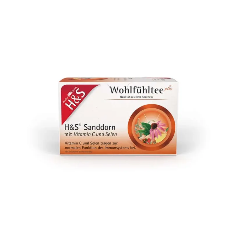 H&S Sea Buckthorn M.vitamina C și Seleniu Filte 20X2,5 g — preț și oferte