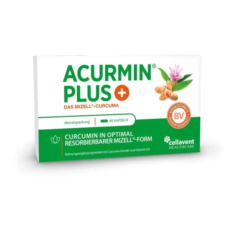 Cele mai puternice capsule de turmeric, 10.000 mg turmeric - Acurmin PLUS® 60 Capsule — preț și oferte