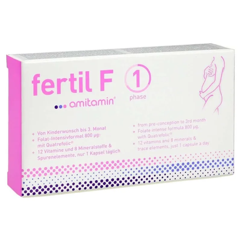 Amitamin Fertil F faza 1 Capsule 30 Capsule — preț și oferte