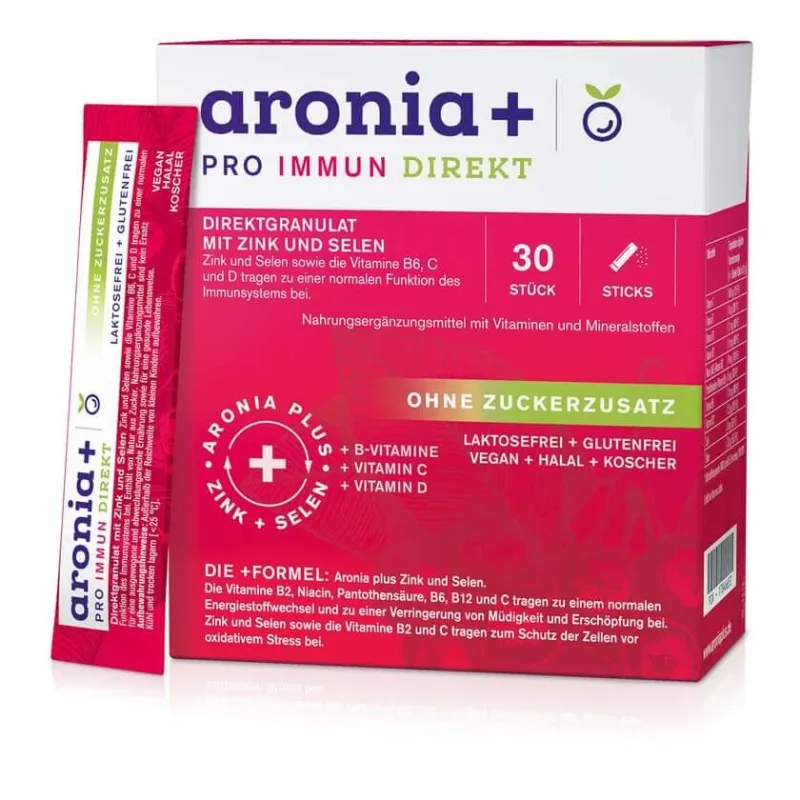 aronia+ PRO IMMUN DIREKT 30 St — preț și oferte