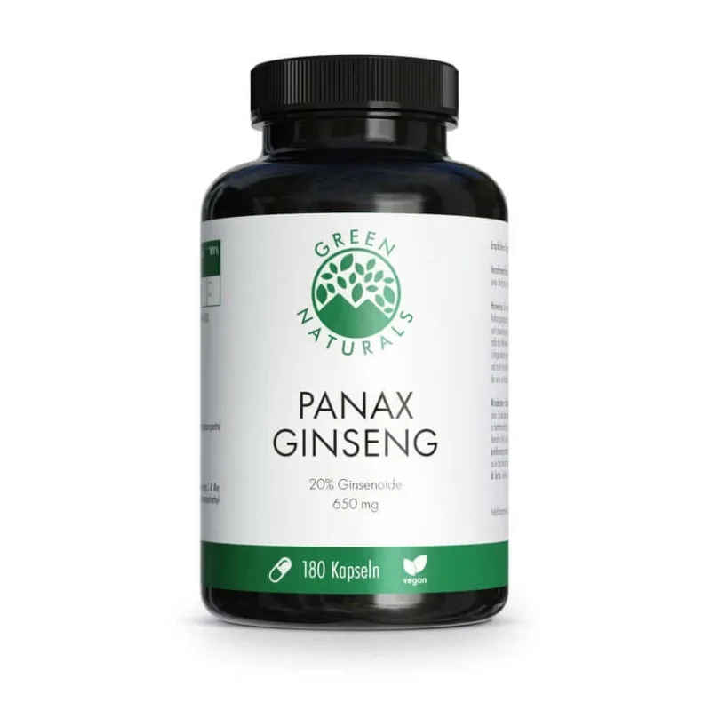 Green Naturals Panax Ginseng doze mari capsule vegane 180 Capsule — preț și oferte