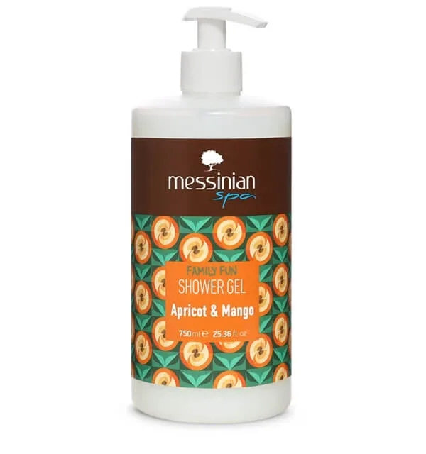 Messinian Spa | Gel de duș Family Fun Caise &amp; Mango | 750 ml — preț și oferte
