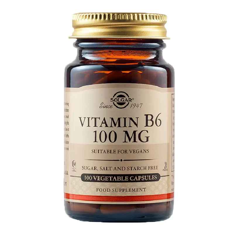 Vitamina B6, 100 mg, 100 capsule, Solgar — preț și oferte