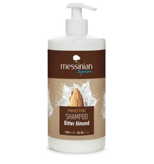 Messinian Spa | Șampon zilnic pentru toate tipurile de păr cu migdale amare | 750ml
