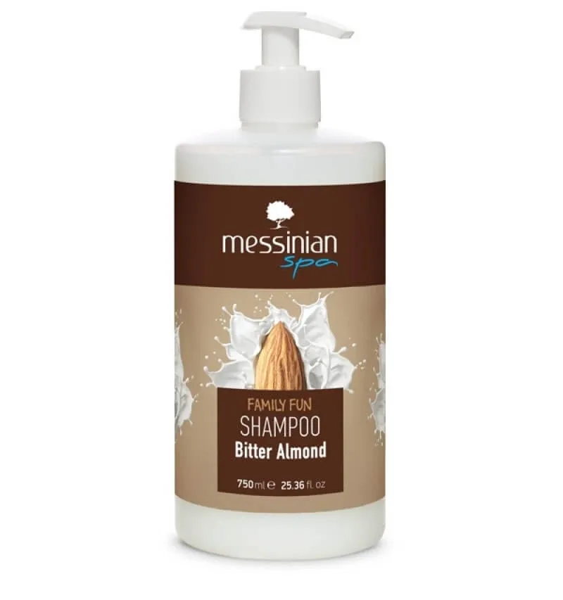 Messinian Spa | Șampon zilnic pentru toate tipurile de păr cu migdale amare | 750ml — preț și oferte
