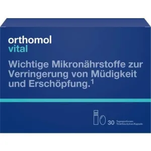 ORTHOMOL Vital sticle de băut / capsule pachet combinat. 30 buc.