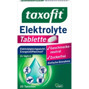 TAXOFIT Tablete electrolitice 20 capsule