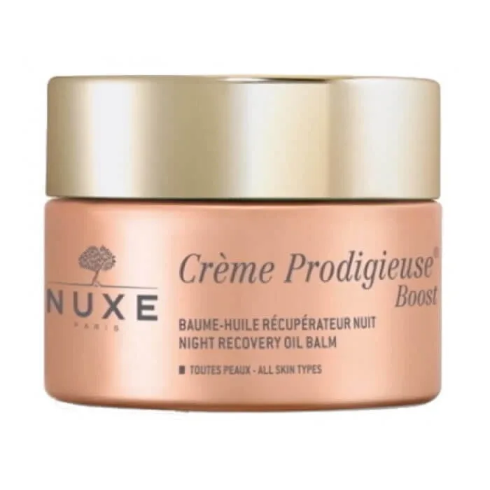NUXE Creme Prodigieuse Boost Night Face Oil Balm for Hydration, Regeneration & Blemishes cu acid hialuronic 50ml — preț și oferte