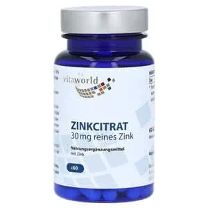 Citrat de zinc 30 mg capsule 60 Capsule — preț și oferte