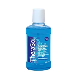 THERASOL Blue Apă de gură antimicrobiană cu aromă de mentă 250 ml